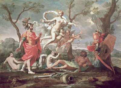 Venus Arming Aeneas by Nicolas Poussin